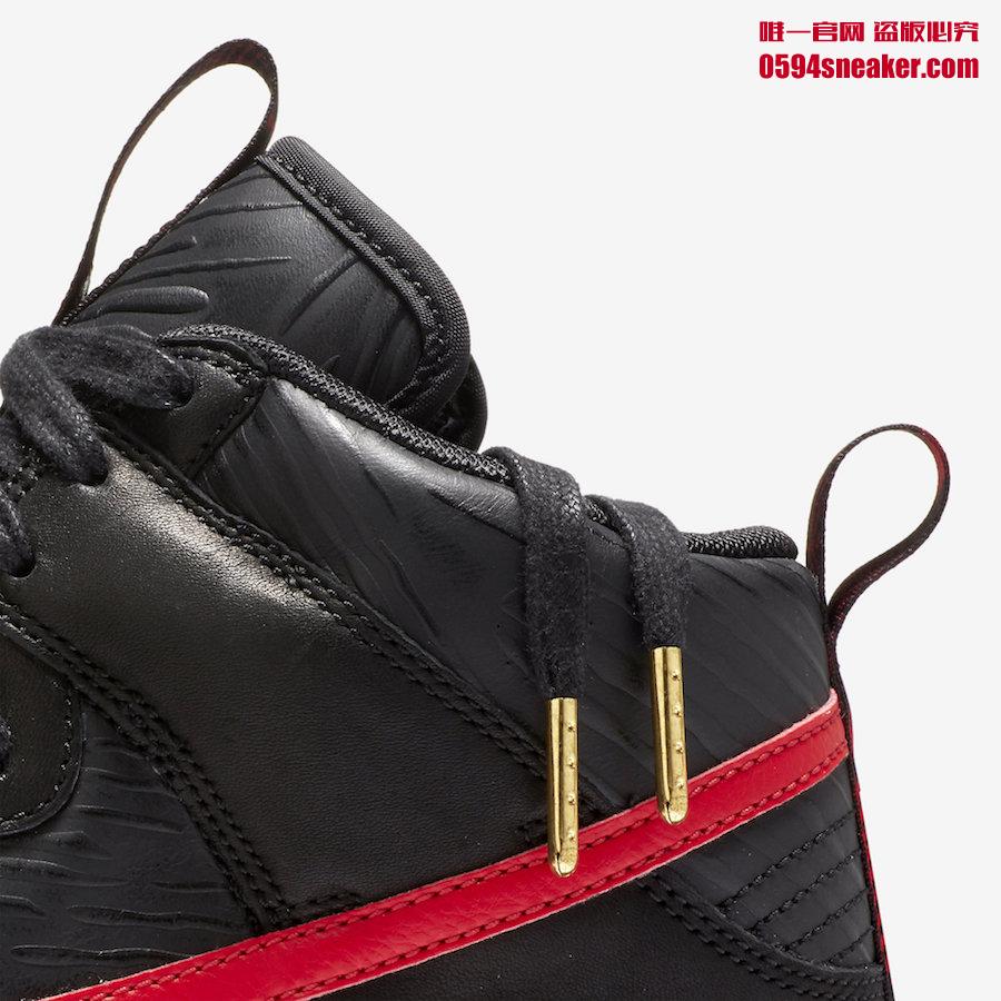 Nike,Dunk,AA1126-001 另类黑红!这双 Nike Dunk High PRM 细节质感不俗 Nike,Dunk,AA1126-001 另类黑红!这双 Nike Dunk High PRM 细节质感不俗