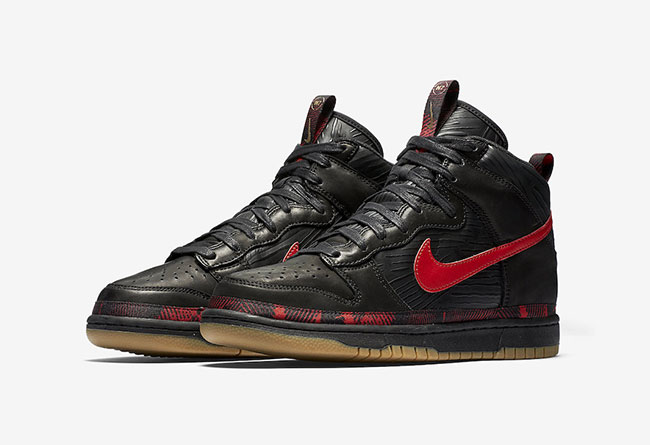 Nike,Dunk,AA1126-001 另类黑红!这双 Nike Dunk High PRM 细节质感不俗 Nike,Dunk,AA1126-001 另类黑红!这双 Nike Dunk High PRM 细节质感不俗