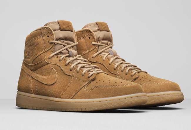 AJ1,Air Jordan 1,555088-710  小麦配色！全新 Air Jordan 1 “Wheat” 官图曝光