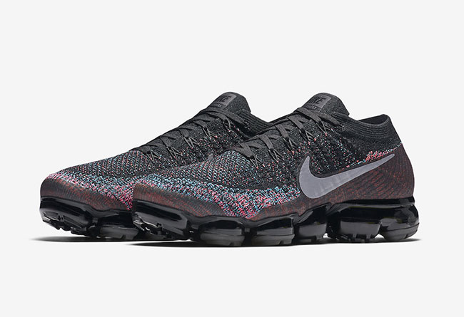 Nike,Air VaporMax,849558-015  多彩编织+3M 反光！全新配色 Air VaporMax 即将发售