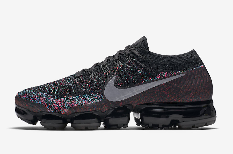 Nike,Air VaporMax,849558-015  多彩编织+3M 反光！全新配色 Air VaporMax 即将发售