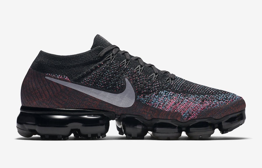 Nike,Air VaporMax,849558-015  多彩编织+3M 反光！全新配色 Air VaporMax 即将发售