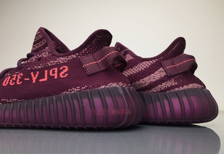 adidas,Yeezy Boost 350 V2,B375  酒红诱惑！Yeezy Boost 350 V2 “Red Night” 年底发售