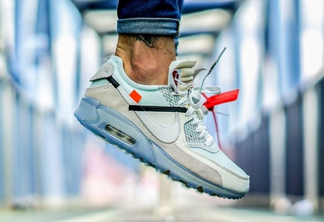 Nike,OFF-WHITE,Air Max 90,AA72  前卫迷人！OFF-WHITE x Nike Air Max 90 全新上脚欣赏