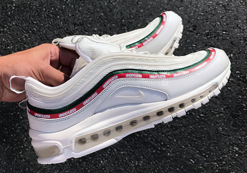 Nike,UNDEFEATED,Air Max 97  价格要上天！冠希晒出 UNDFTD x Air Max 97 白色版本