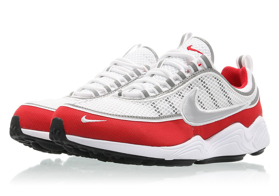 Nike,Air Zoom Spiridon  经典白红配色！全新 Nike Spiridon 官图曝光