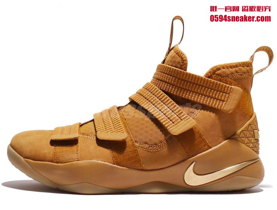 897647-700,Soldier 11,Nike 897647-700 Nike LeBron Soldier 11 也有了小麦配色！