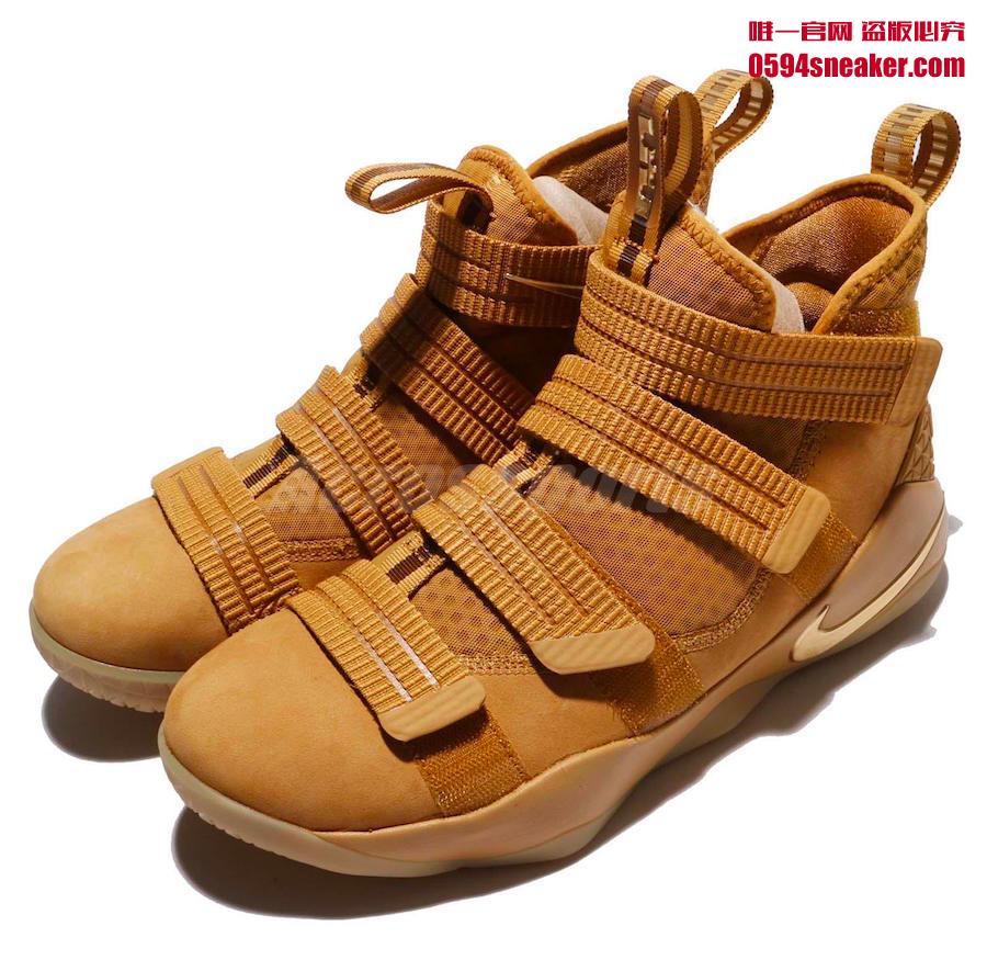 897647-700,Soldier 11,Nike 897647-700 Nike LeBron Soldier 11 也有了小麦配色！