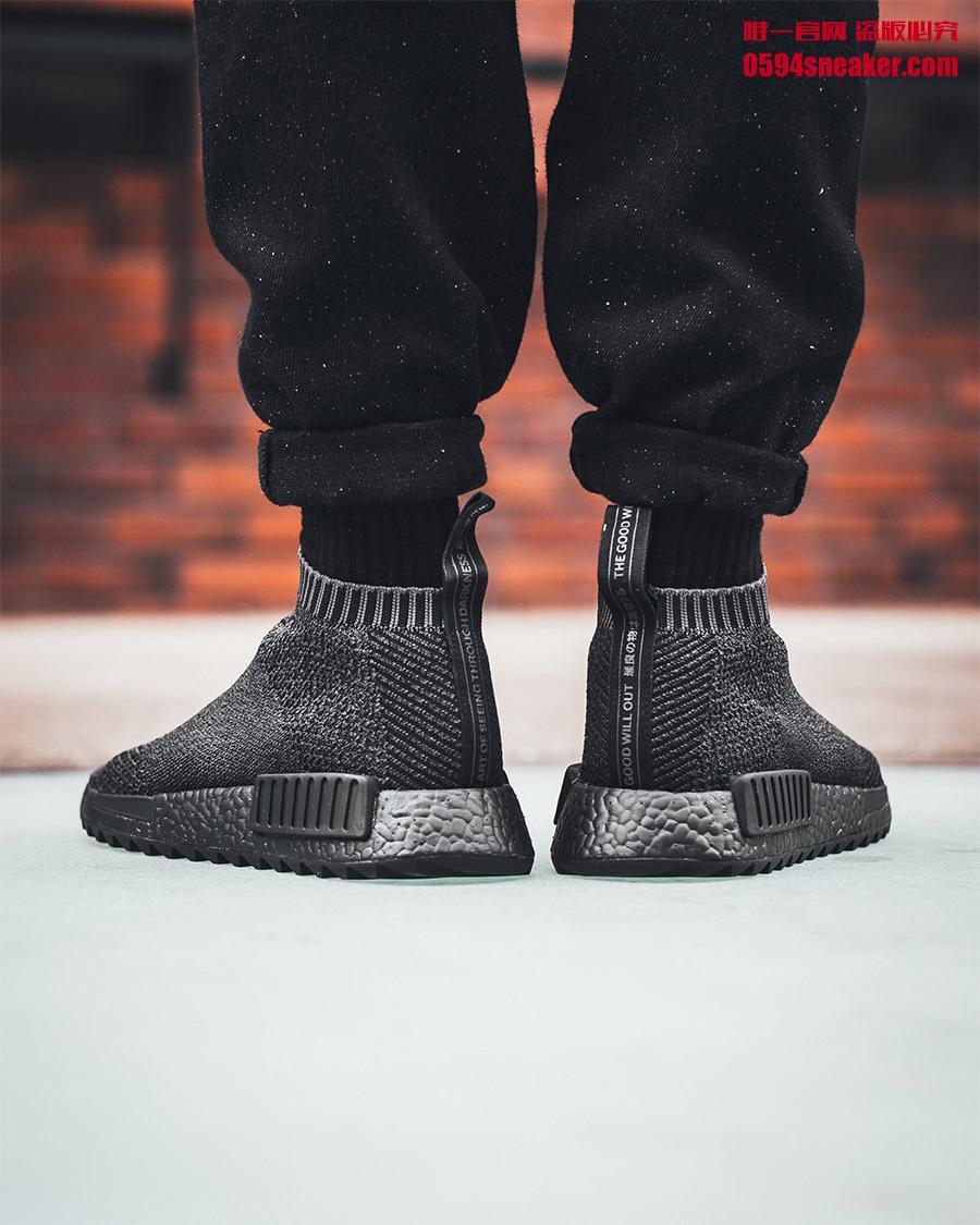 NMD CS1,NMD,adidas  纯正黑魂！这双联名款 adidas NMD CS1 上脚效果如何？