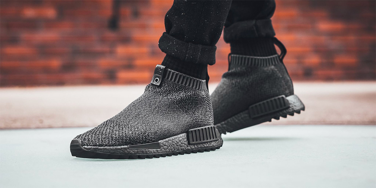 NMD CS1,NMD,adidas  纯正黑魂！这双联名款 adidas NMD CS1 上脚效果如何？