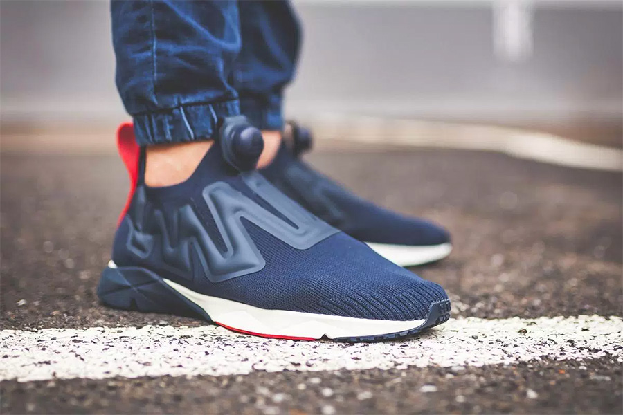 Pump Supreme,Reebok  经典色调！Reebok Pump Supreme Ultraknit 蓝红亮相