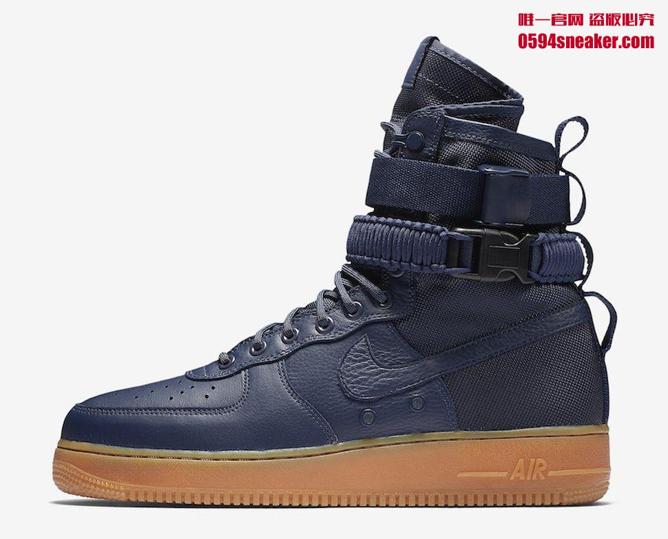 Nike,SF-AF1,864024-400  熟悉的军事风尚！午夜蓝 Nike SF-AF1 新品即将发售