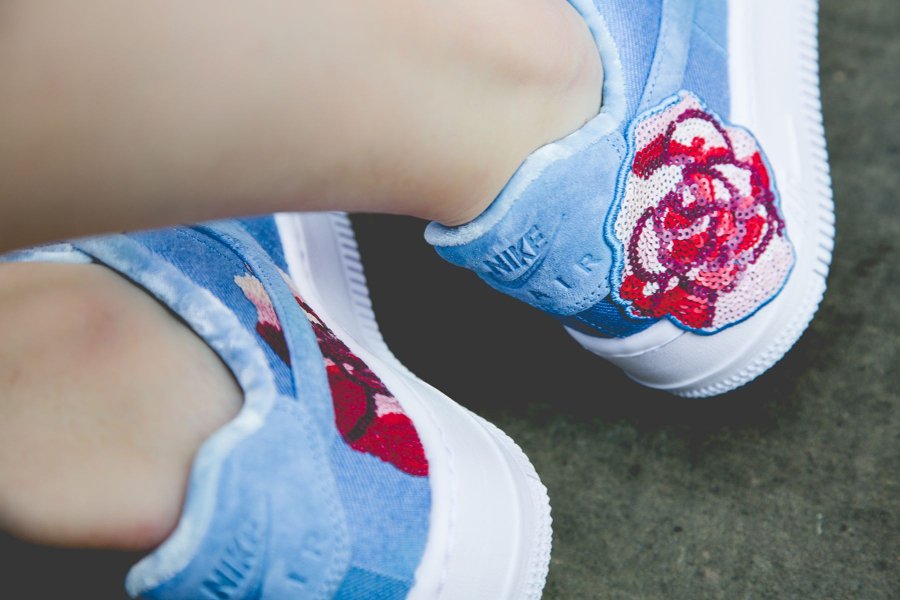 Nike, Air Force 1,898421-402  丹尼刺绣鞋面！清新花卉 Air Force 1 现已发售！