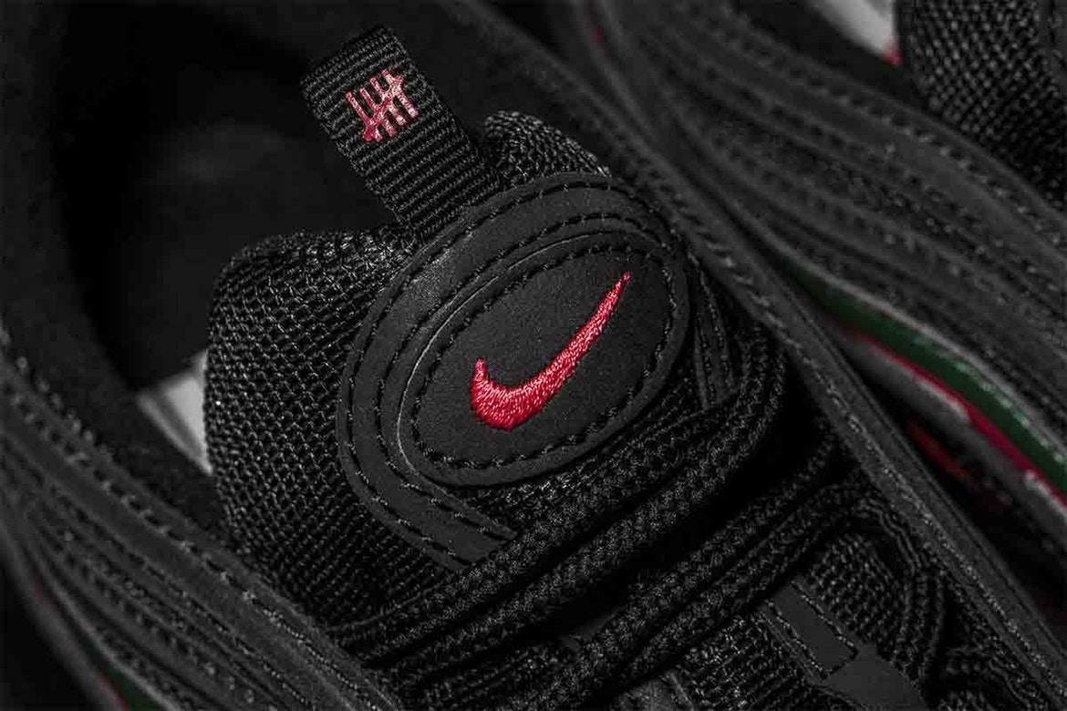 Nike,Air Max 97  9 月 21 日发售！Undefeated x Nike Air Max 97 实物细节图释出！