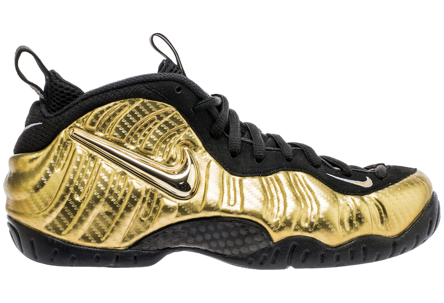 Nike,Air Foamposite Pro,624041  本月发售！奢华 “碳纤维金泡”全新实物图曝光