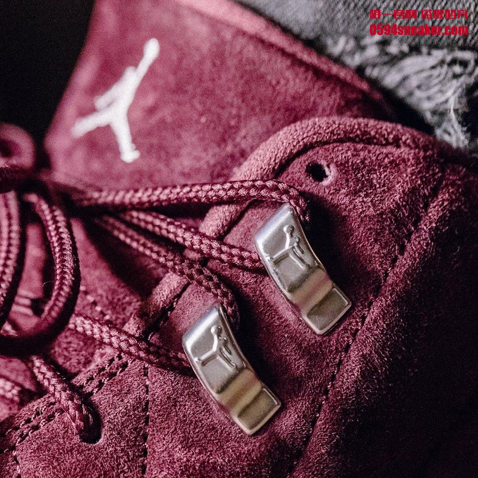 AJ12,Air Jordan 12,130690-617  发售倒计时！酒红 Air Jordan 12 “Bordeaux” 官方上脚展示