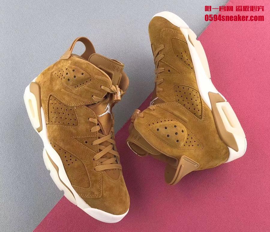 Air Jordan 6,AJ6,384664-705  休闲又复古！小麦色 Air Jordan 6 发售日期确定！