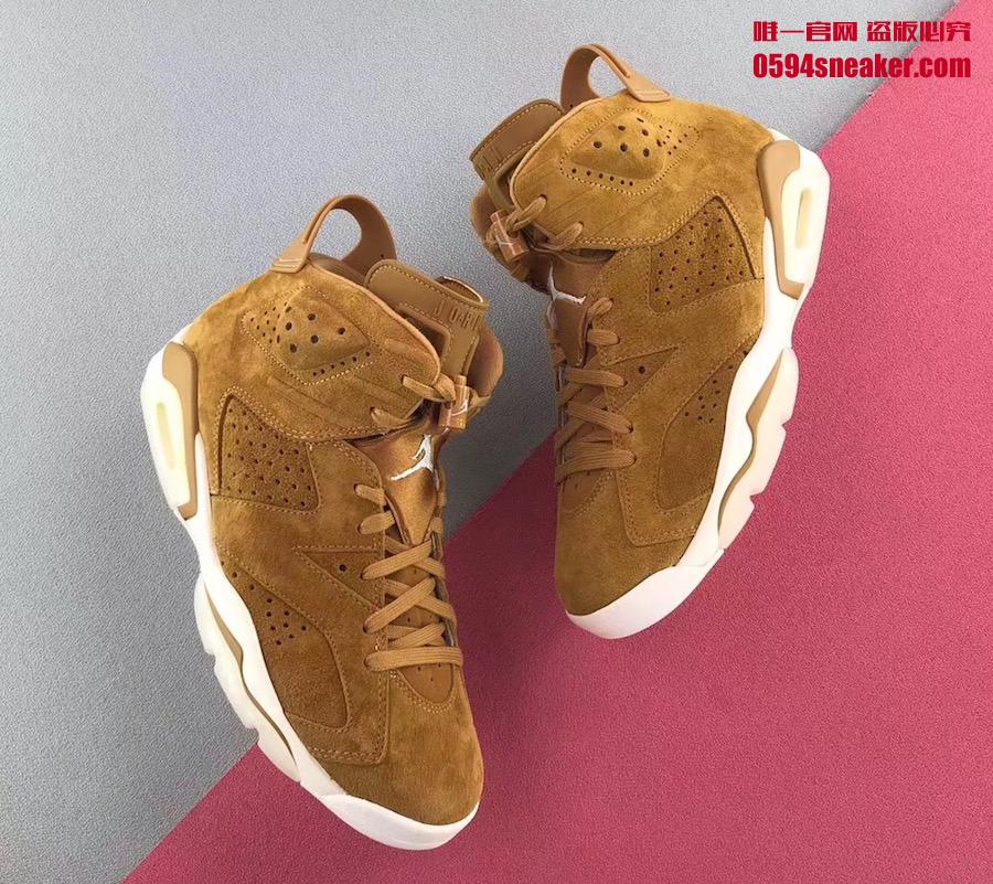 Air Jordan 6,AJ6,384664-705  休闲又复古！小麦色 Air Jordan 6 发售日期确定！