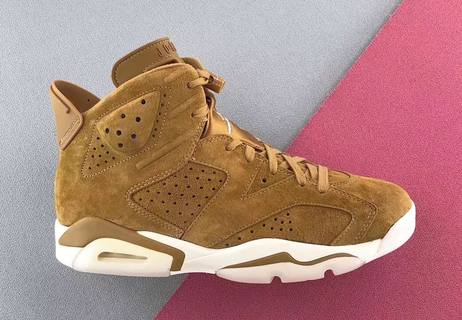 Air Jordan 6,AJ6,384664-705  休闲又复古！小麦色 Air Jordan 6 发售日期确定！