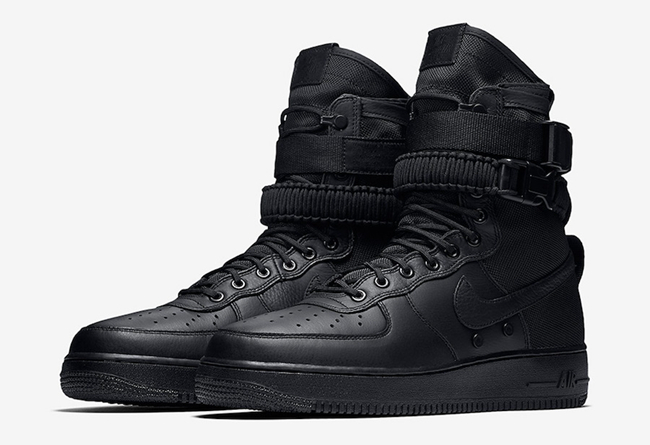 SF-AF1,Triple Black,864024-003  军事黑魂降临！纯黑配色 SF-AF1 “Triple Black” 即将登场