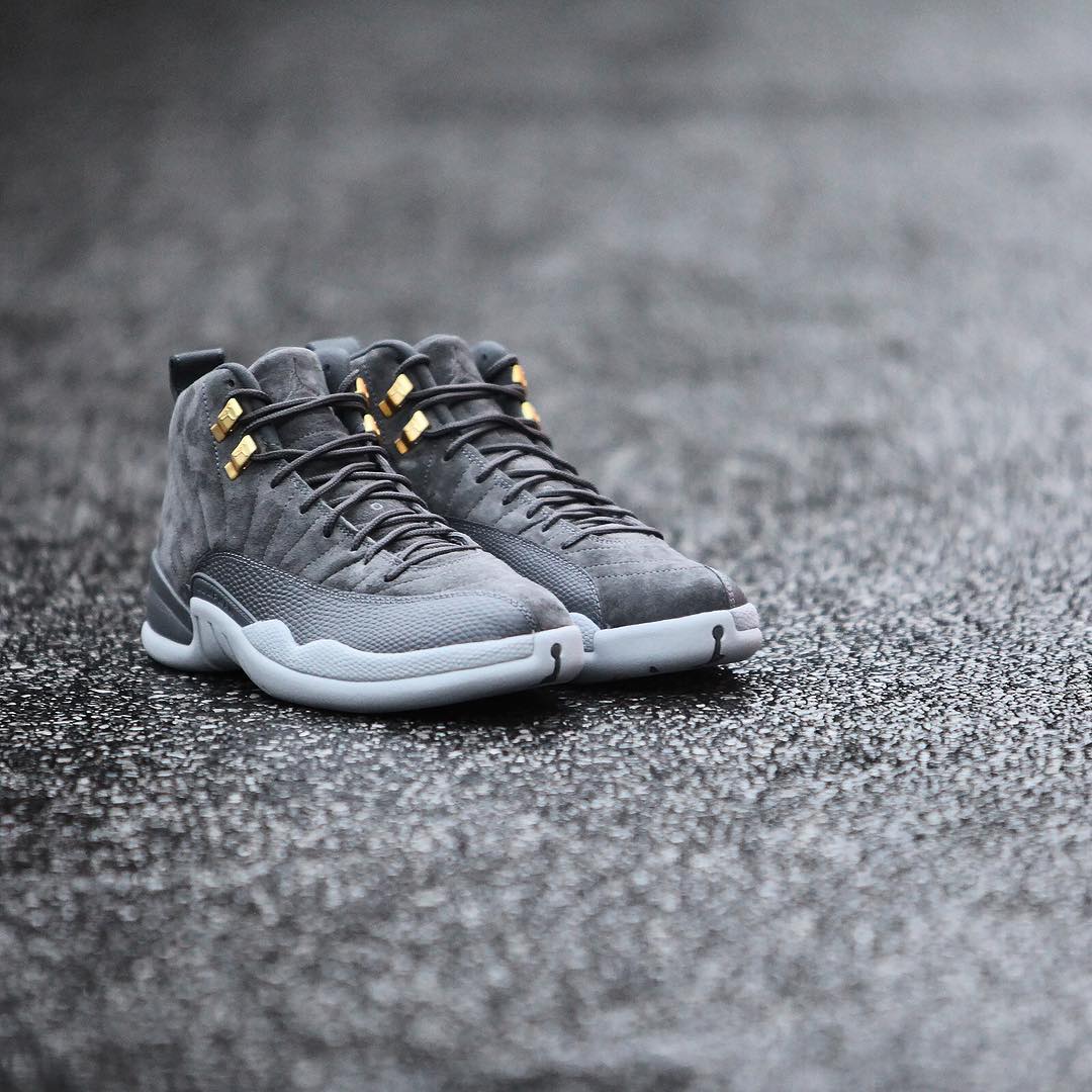 130690-005,Air Jordan 12,AJ12, 本周登场!灰麂皮金扣 Air Jordan 12 实物细节近赏 130690-005,Air Jordan 12,AJ12, 本周登场!灰麂皮金扣 Air Jordan 12 实物细节近赏