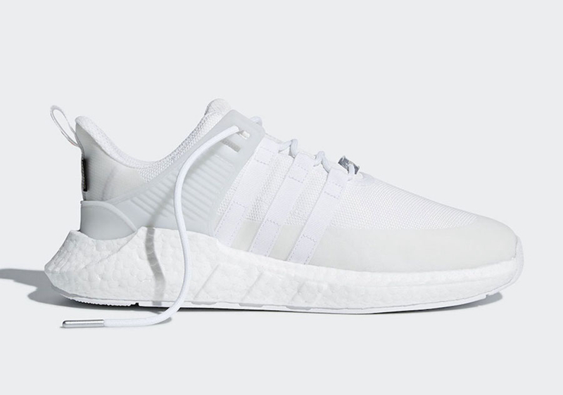 adidas,EQT Support 93/17 Boost  GORE-TEX 防水鞋面！这款纯白 EQT 93/17 值得你多加留意！