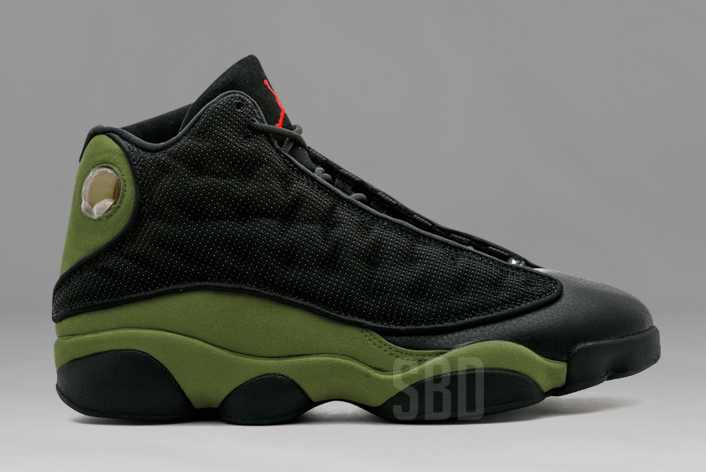 AJ13,Air Jordan 13,414571-006 全麂皮鞋款打造!Air Jordan 13 “Olive” 实物首次曝光 AJ13,Air Jordan 13,414571-006 全麂皮鞋款打造!Air Jordan 13 “Olive” 实物首次曝光