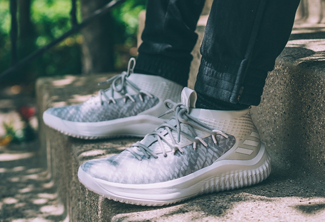 BY4495,Dame 4,adidas  改变鞋面设计！全新灰白配色 adidas Dame 4 现已发售