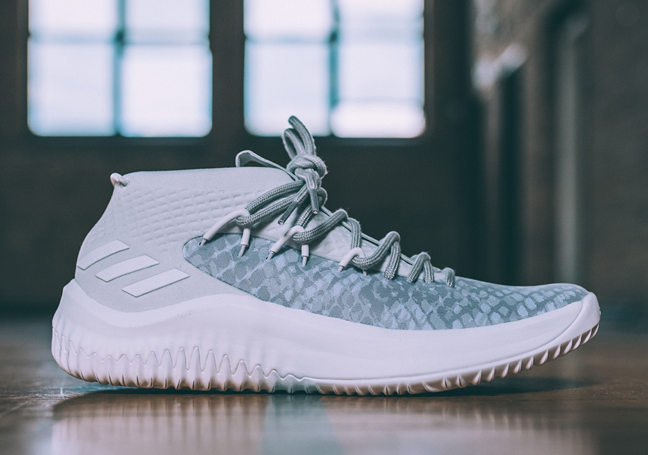 BY4495,Dame 4,adidas  改变鞋面设计！全新灰白配色 adidas Dame 4 现已发售