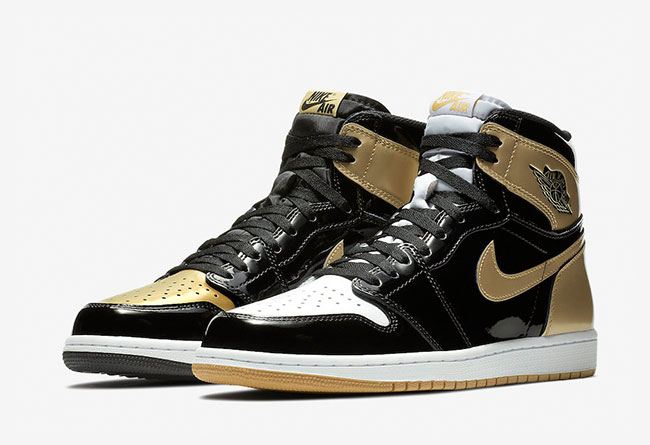 AJ1,Air Jordan 1  市场价七千块！黑金鸳鸯 AJ1 “Gold Top 3” 下周发售