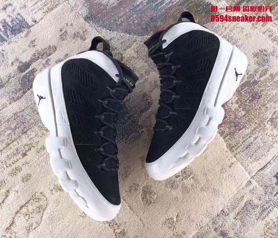 AJ9,Air Jordan 9,302370-021  简约黑白！全明星配色 Air Jordan 9 “LA” 明年二月发售