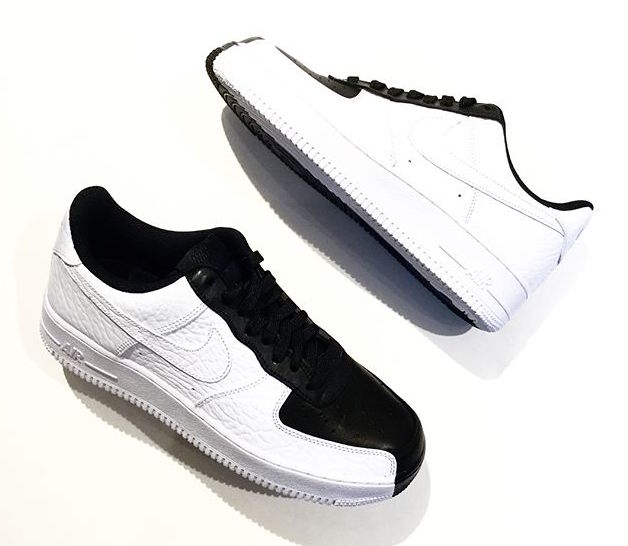 Nike,Air Force 1,905345-004  黑白阴阳！全新配色 Air Force 1 实物曝光