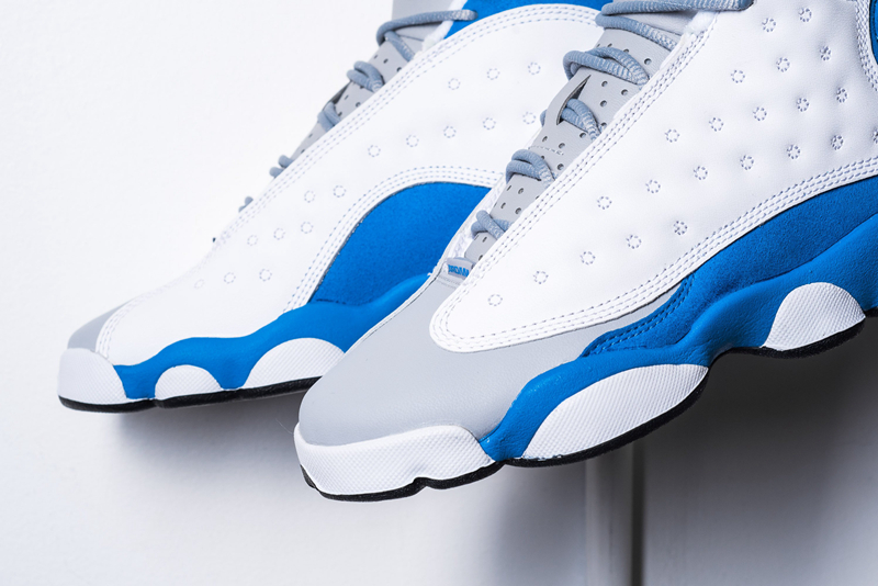 Air Jordan 13 GS,Italy Blue,AJ  海外已正式上架！白蓝装扮 Air Jordan 13 GS 实物近赏