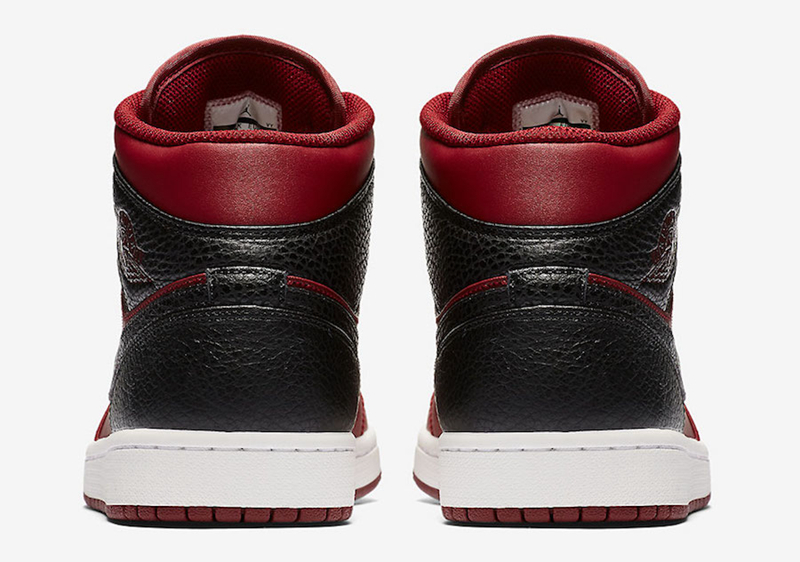 Air Jordan 1 Mid,Reverse Banne  反转黑红禁穿配色！Air Jordan 1 Mid 将于近期登场