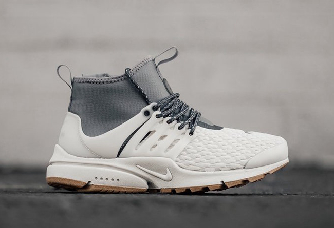 Light Bone,Nike,Air Presto Mid  素雅又百搭！灰白生胶 Air Presto Mid 海外率先上架