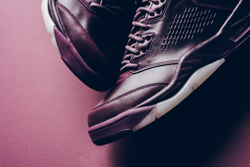 Air Jordan 5 Premium,Bordeaux,  奢华紫红诱惑！巅峰版本 Air Jordan 5 本周上架发售