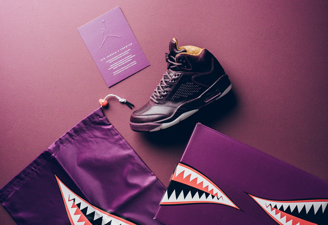 Air Jordan 5 Premium,Bordeaux,  奢华紫红诱惑！巅峰版本 Air Jordan 5 本周上架发售