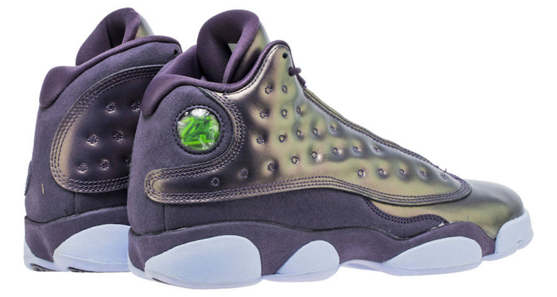 Air Jordan 13,AJ13,Dark Raisin  耀眼光泽鞋面！Air Jordan 13 GS “Dark Raisin” 本月登场