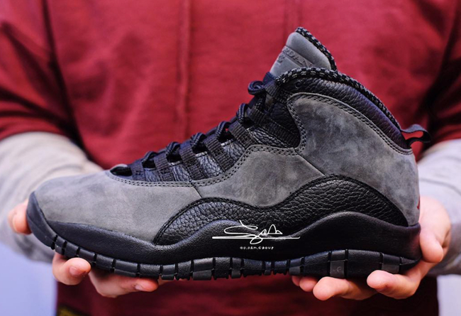 Air Jordan 10,Dark Shadow,AJ10  沉稳又百搭！Air Jordan 10 “Dark Shadow” 实物首次曝光