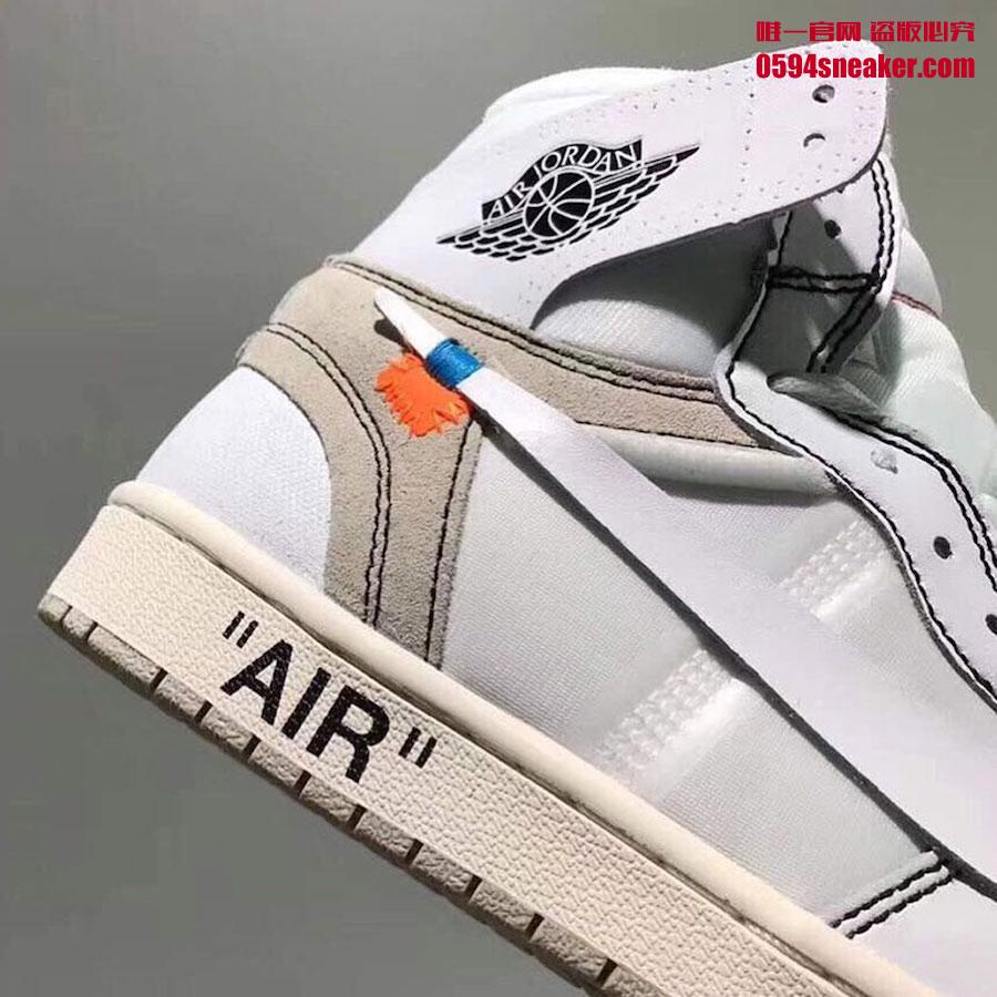 AJ1,Air Jordan 1,OFF-WHITE,AQ0  传闻明年市售！纯白配色 OFF-WHITE x Air Jordan 1 你给打几分？