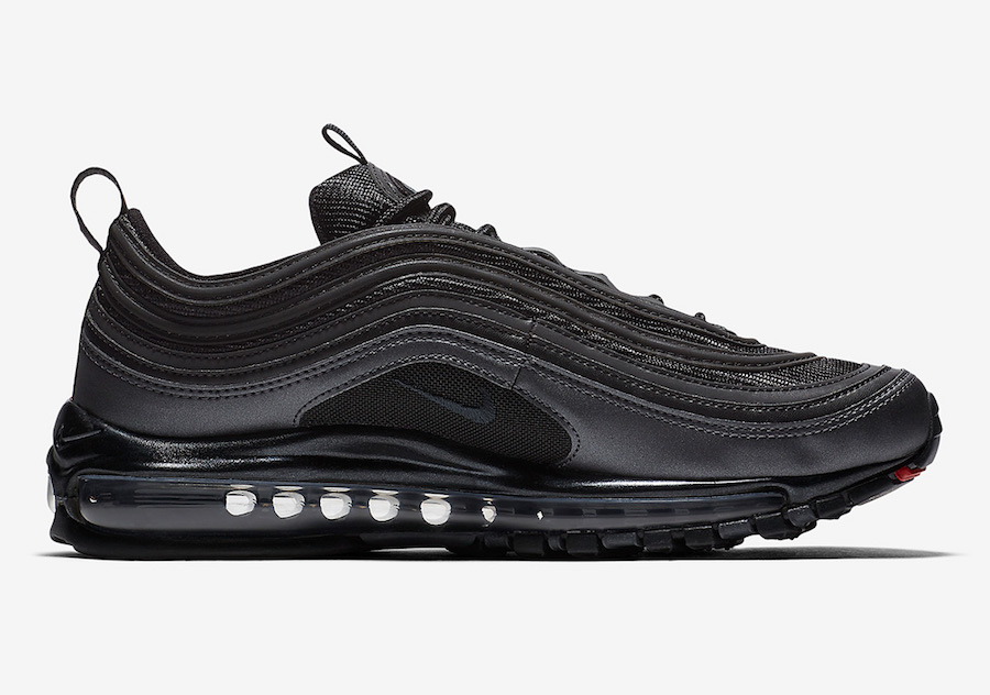 Nike,Air Max 97,921826-005  黑色金属光泽！全新 Air Max 97 下月初发售