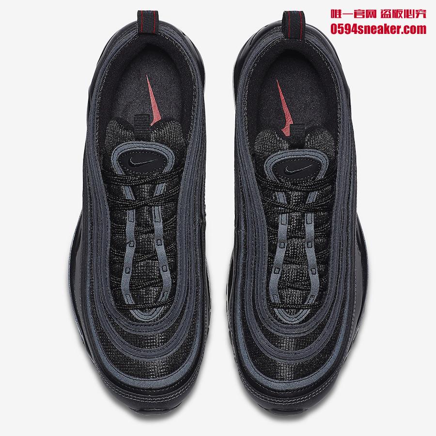 Nike,Air Max 97,921826-005  黑色金属光泽！全新 Air Max 97 下月初发售