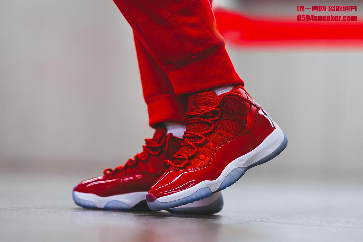 AJ11,Air Jordan 11,378037-623  喜庆中国红！ Air Jordan 11 “Win Like '96” 明日官网上架