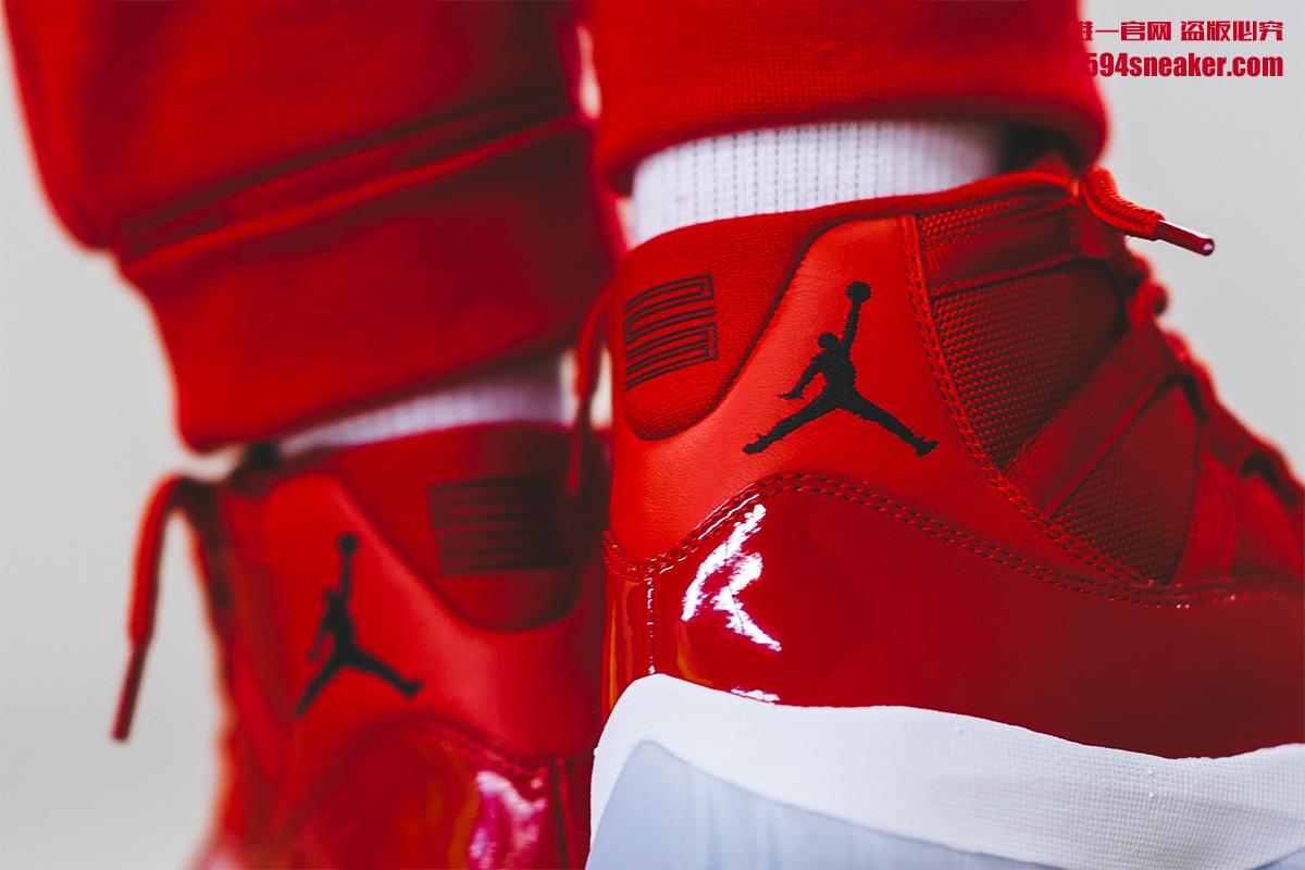 AJ11,Air Jordan 11,378037-623  喜庆中国红！ Air Jordan 11 “Win Like '96” 明日官网上架