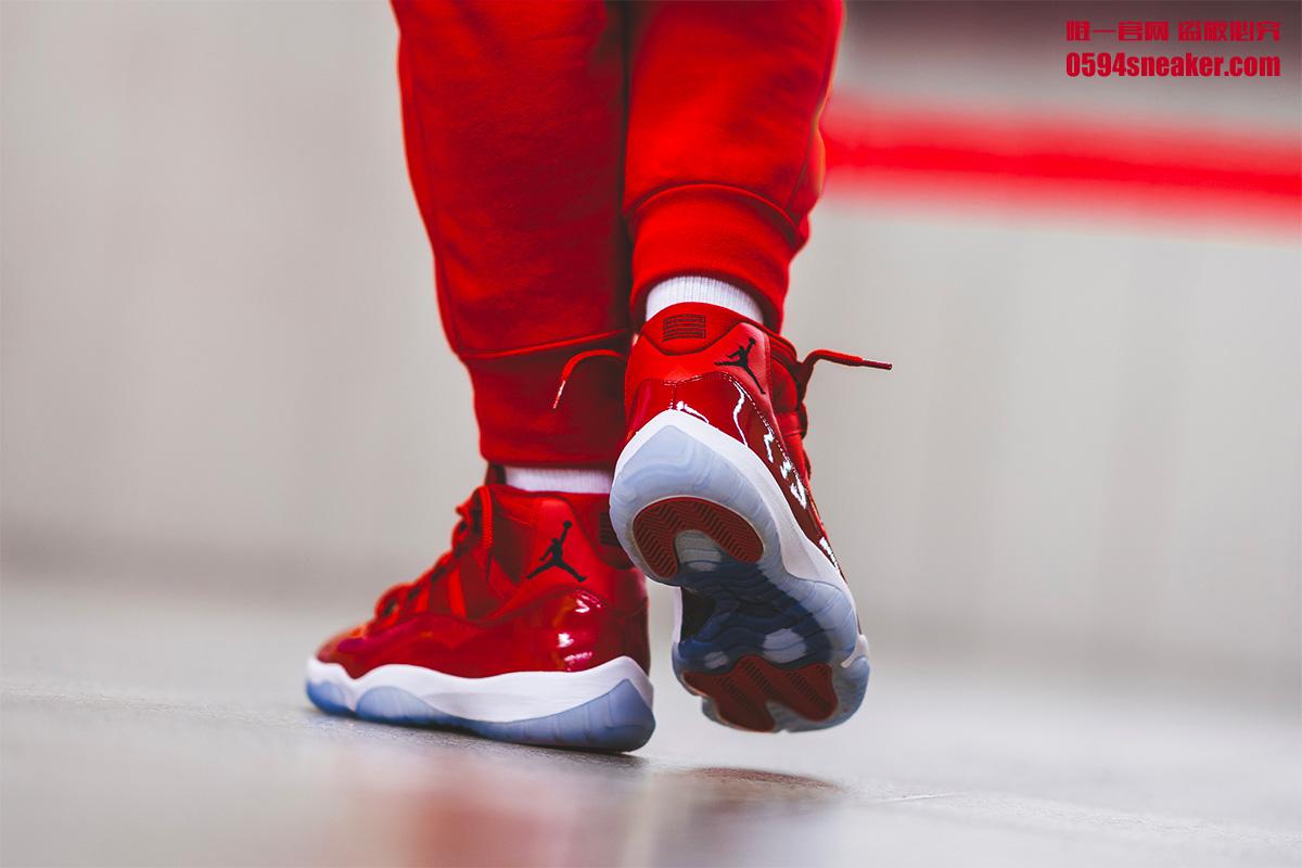 AJ11,Air Jordan 11,378037-623  喜庆中国红！ Air Jordan 11 “Win Like '96” 明日官网上架