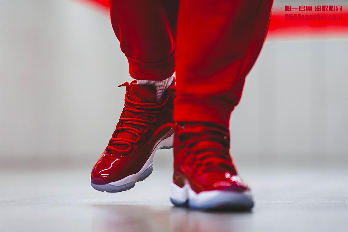 AJ11,Air Jordan 11,378037-623  喜庆中国红！ Air Jordan 11 “Win Like '96” 明日官网上架