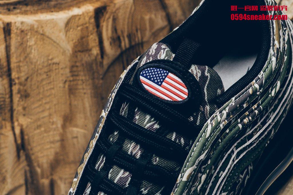 AJ2614-205,Air Max 97,Nike AJ2614-205 虎纹迷彩爱好者的最爱！Air Max 97 “USA” 即将发售