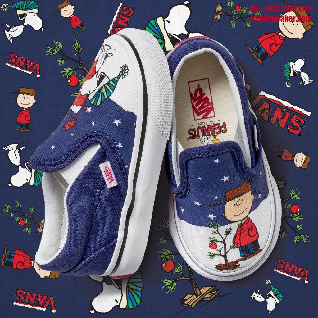 VANS,PEANUTS,Slip-On  可爱又喜庆的圣诞联名！VANS x PEANUTS 国内官网现已上架！