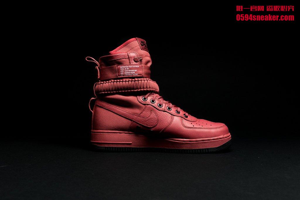 Nike,SF-AF1,857872-600  低调中尽显个性！暗红色 SF-AF1 横空出世！