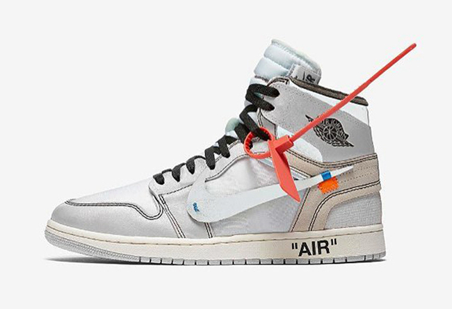 OFF-WHITE,Air Jordan 1,White,A  猝不及防！纯白配色 OFF-WHITE x AJ1 发售日期曝光